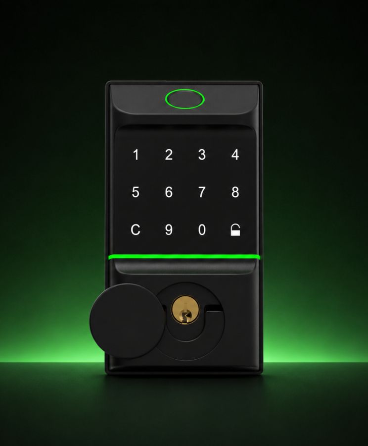 Digital door lock installation for modern workplaces
