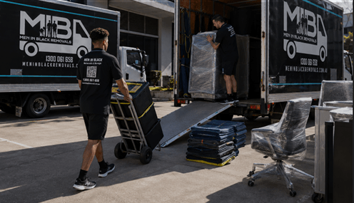 Men In Black team completing a house removal