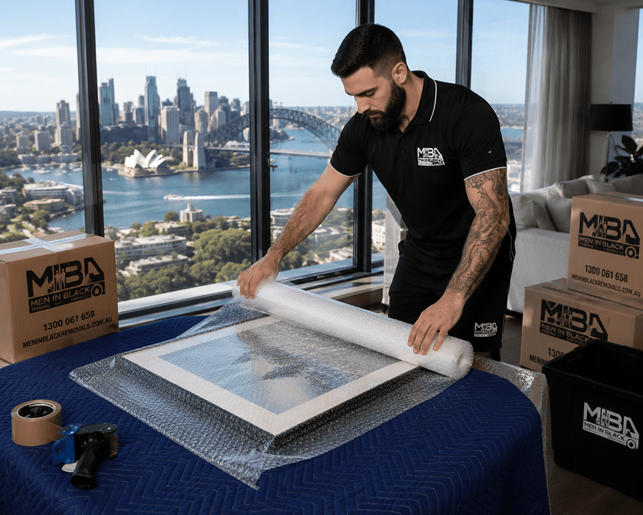 Local Men In Black removals vehicle serving the Central Coast