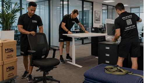 Men In Black team handling an office relocation